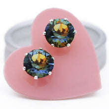 Load image into Gallery viewer, Heliotrope Mini Bling Earrings -JoJoLovesYou