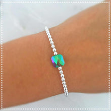 Load image into Gallery viewer, &quot;Square Swarovski Crystal&quot; Beaded Bracelet- Our Whole Heart