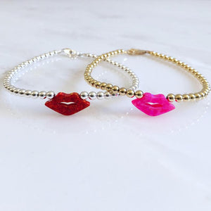 "Opal Lips" Beaded Bracelet - Our Whole Heart