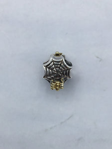 Spider Web with Gold Spider - Chamilia Bead