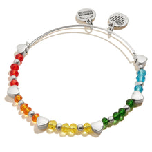 Load image into Gallery viewer, Rainbow Heart Beaded Bracelet - Alex and Ani