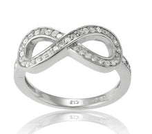 Load image into Gallery viewer, Infinity Ring - Sterling Silver