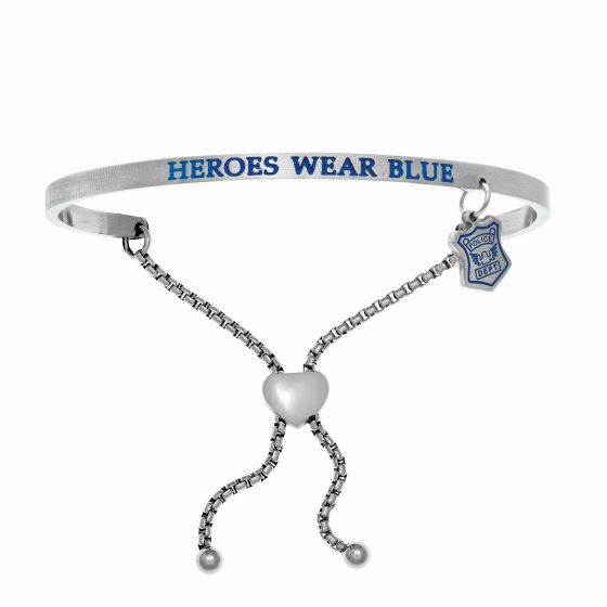 Heroes Wear Blue Bangle Bracelet