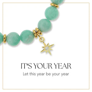 It's Your Year Gold Charm Bracelet - TJazelle