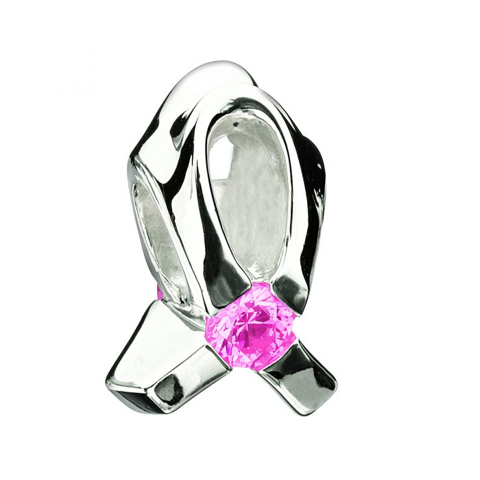 Breast Cancer Ribbon Bead - Chamilia