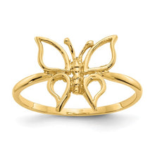 Load image into Gallery viewer, 14k Polished Butterfly Ring, Size 7