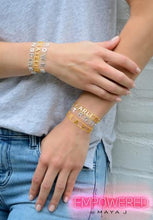 Load image into Gallery viewer, Strength Bracelet Gold Tone