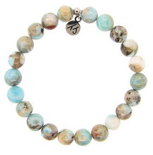 Load image into Gallery viewer, &quot;Serenity&quot; Larimar Stacker Bracelet - TJazelle