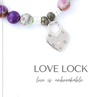 Load image into Gallery viewer, Heart Love Lock Charm Bracelet - TJazelle