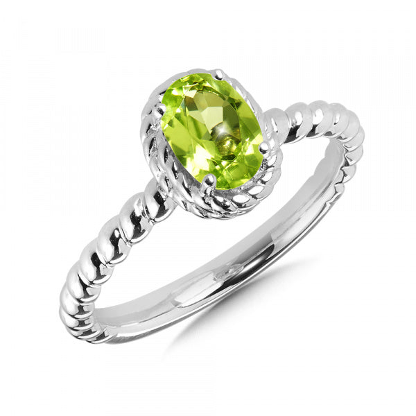 Peridot August Birthstone Ring