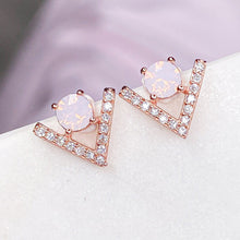 Load image into Gallery viewer, &quot;Madeline&quot; Studs in Rosewater Pink Swarovski®