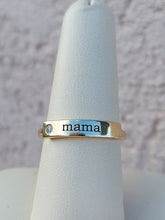 Load image into Gallery viewer, 14K Yellow Gold Mama Ring
