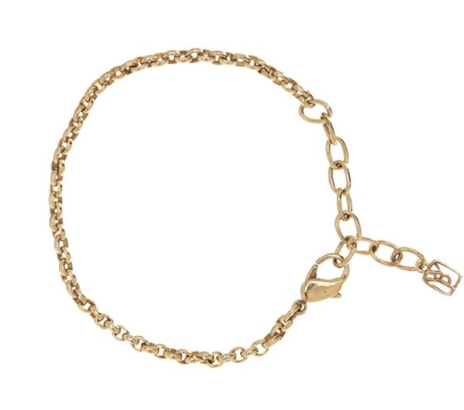 Medium Rolo Bracelet - Brass