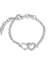 Load image into Gallery viewer, Mom and Me Entwined Heart 2-Piece Bracelet Set
