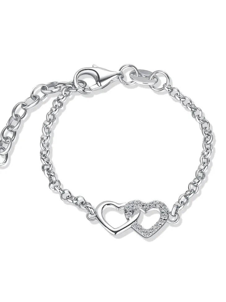 Entwined sales heart bracelet