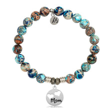 Load image into Gallery viewer, Mom with Two Hearts Charm Bracelet - TJazelle