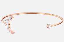 Load image into Gallery viewer, Penélope Cruz Moonsun Cuff, White, Rose-gold tone plated