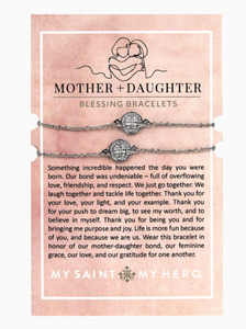 Set of Two Mother Daughter Charm Bracelets With no -   Compass  bracelet, Mother daughter bracelets, Mother daughter jewelry