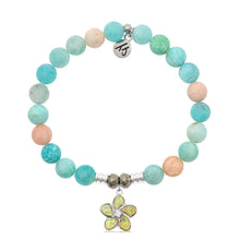 Load image into Gallery viewer, Flower of Positivity Silver Charm Bracelet - TJazelle *Retired*