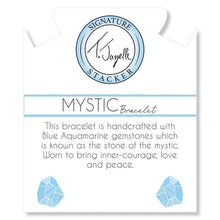 Load image into Gallery viewer, &quot;Mystic&quot; Blue Aquamarine Stacker - TJazelle