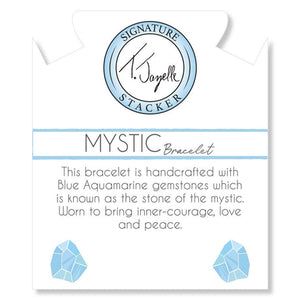 "Mystic" Blue Aquamarine Stacker - TJazelle