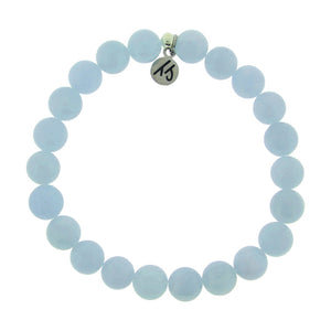 "Mystic" Blue Aquamarine Stacker - TJazelle