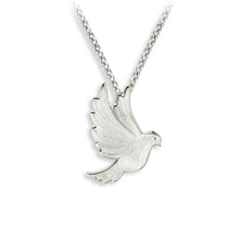 Load image into Gallery viewer, White Dove Necklace. Sterling Silver. Christmas