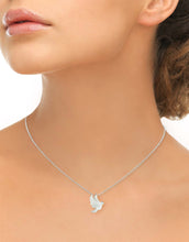 Load image into Gallery viewer, White Dove Necklace. Sterling Silver. Christmas