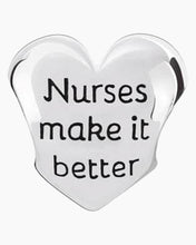 Load image into Gallery viewer, Heart of a Nurse Bead - Chamilia