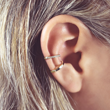 Load image into Gallery viewer, CZ Channel Middle Ear Cuff