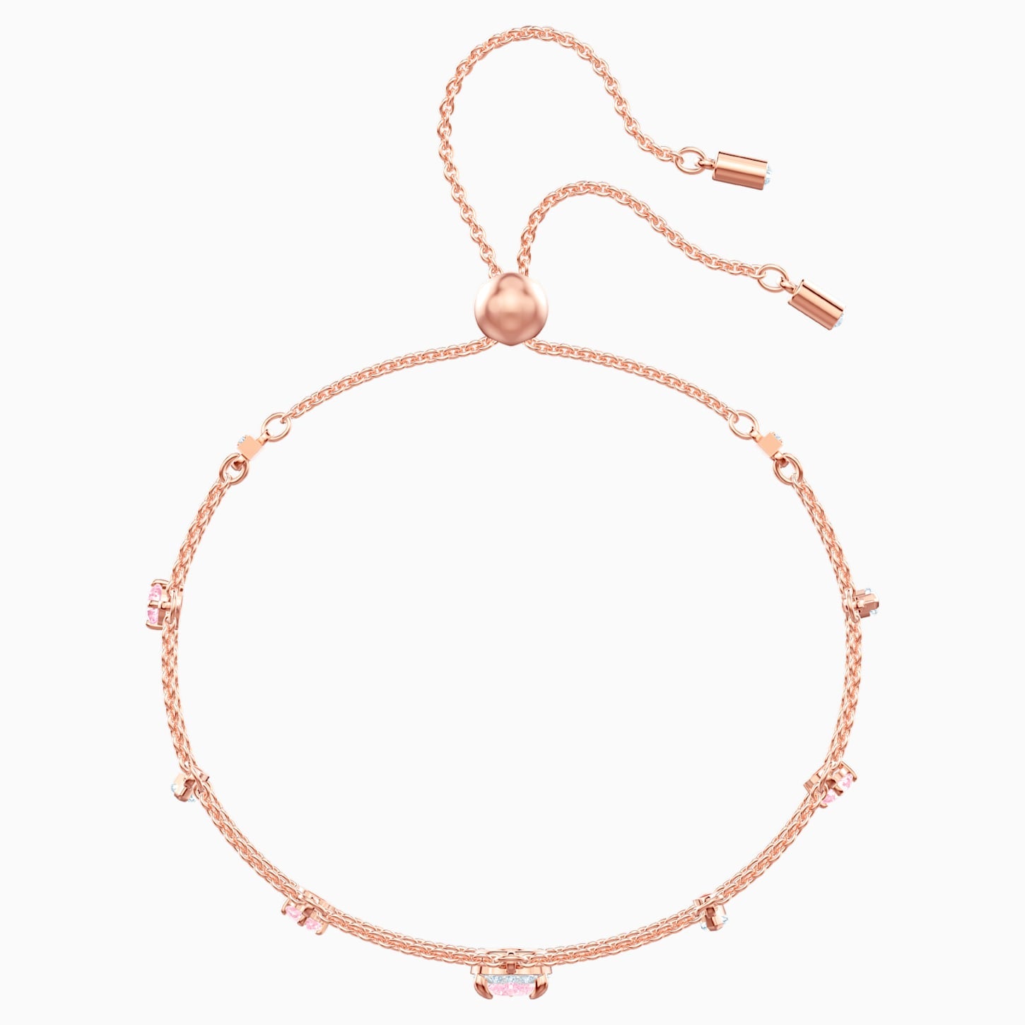 One Bracelet, Multi-colored, Rose-gold tone plated – Marie's