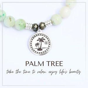 Palm Tree Charm Bracelet - TJazelle