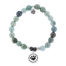 Load image into Gallery viewer, Paw Print Silver Charm Bracelet - TJazelle