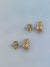 Load image into Gallery viewer, Pear Shaped Diamond Earrings - .25 Carats - 14K Yellow Gold