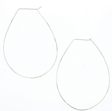 Load image into Gallery viewer, Pear Hoop Earrings