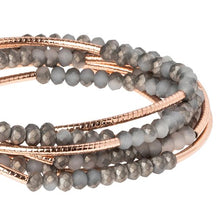 Load image into Gallery viewer, Scout Wrap : pewter/rose gold