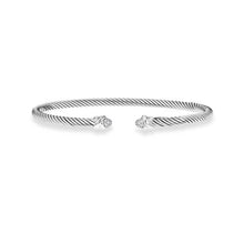 Load image into Gallery viewer, Shiny Twisted Cuff Fancy Bangle - Phillip Gavriel