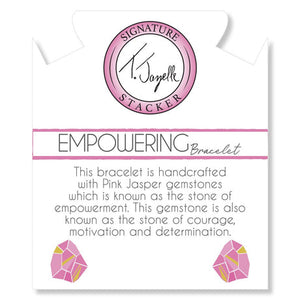 Empowering Pink Jasper Stacker