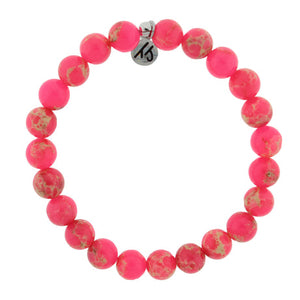 Empowering Pink Jasper Stacker