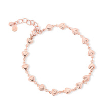 Load image into Gallery viewer, Puffed Heart Chain Bracelet