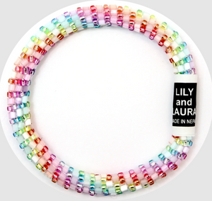 Rainbow Shells - Roll On Bracelet- Lily and Laura