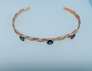 Lucky Evil Eye Cuff Bracelet