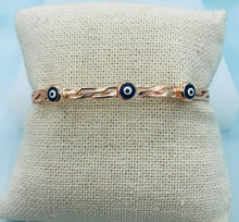 Load image into Gallery viewer, Lucky Evil Eye Cuff Bracelet