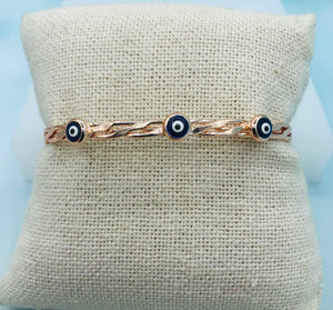 Lucky Evil Eye Cuff Bracelet