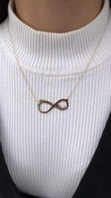 Load image into Gallery viewer, Custom Infinity Necklace with Names