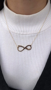 Custom Infinity Necklace with Names