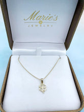 Load image into Gallery viewer, Lucky Four Leaf Clover &amp; Chain - 10K Yellow Gold