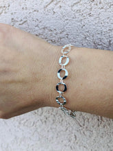 Load image into Gallery viewer, 7&quot; Circle Link Bracelet - Sterling Silver