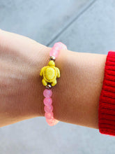 Load image into Gallery viewer, Pink Lemonade Sea Turtle Bracelet