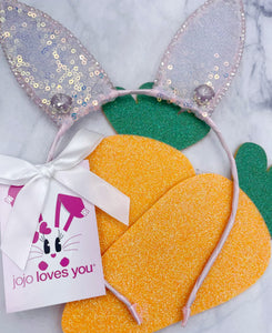 JoJoLovesYou Sugar Bunny Crystal Earrings